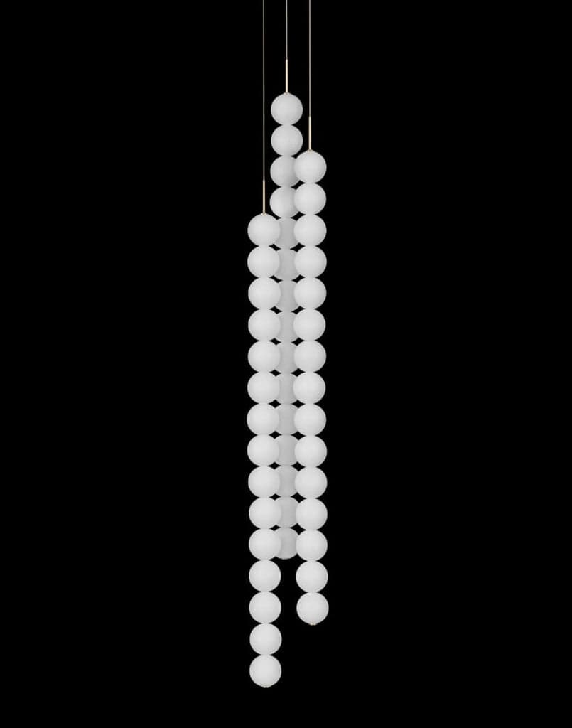 Terzani Abacus 3 round multi light pendant — фото 7