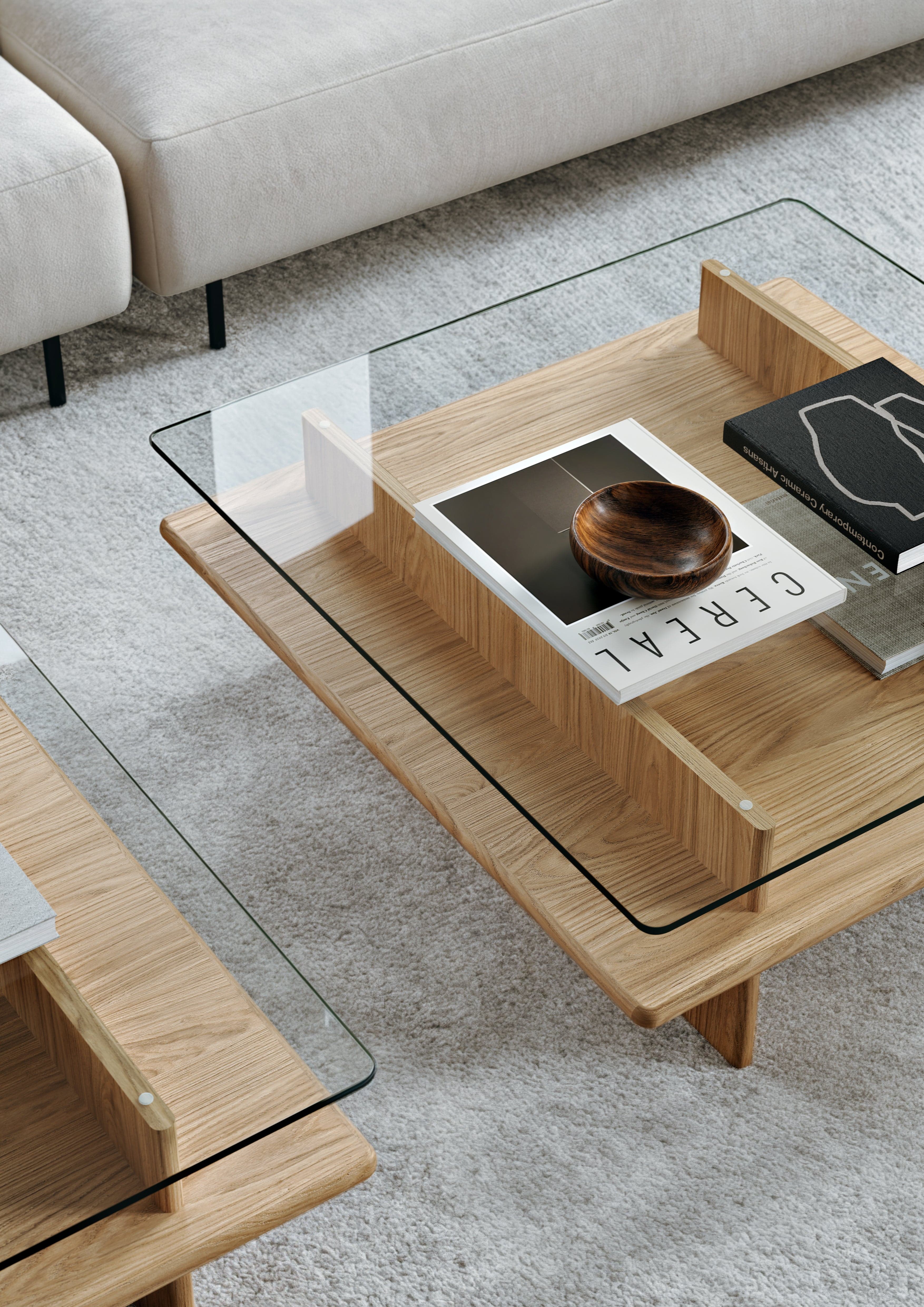 WOUD Parallel coffee table (90x90) — фото 4