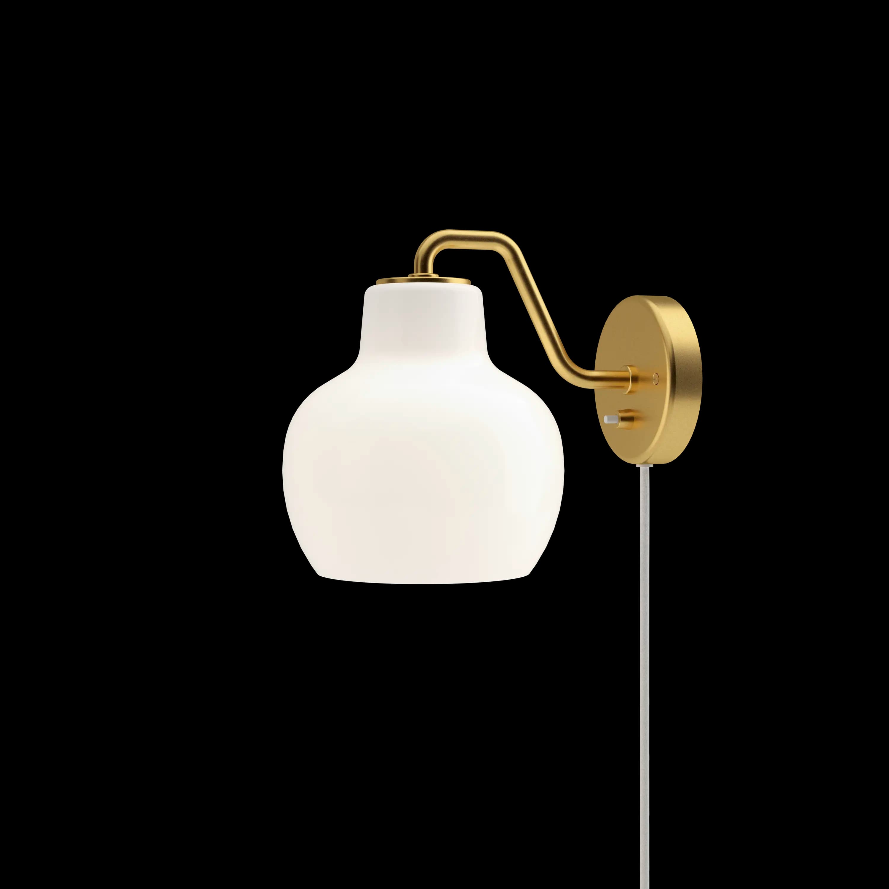 Louis Poulsen VL Ring Crown 1 Wall Lamp Brass/opal glass 1