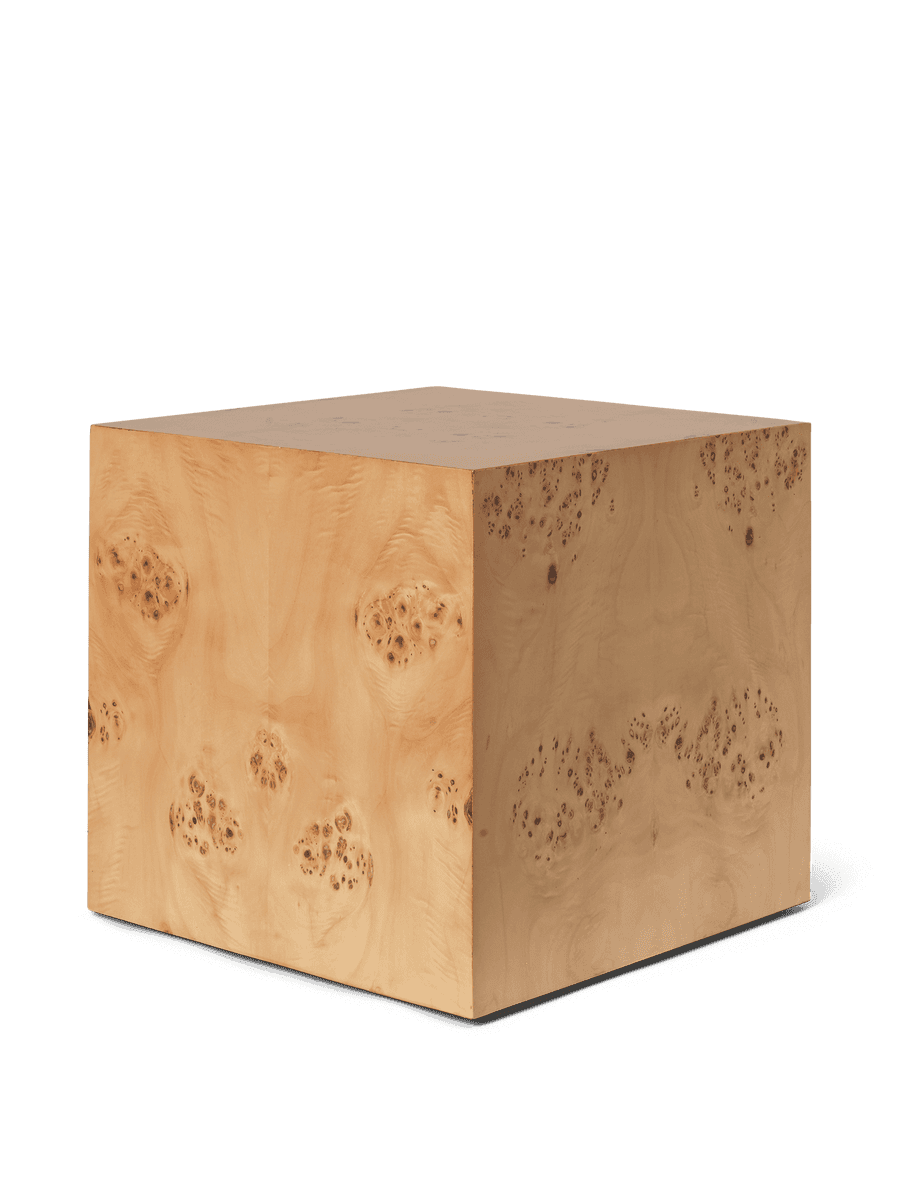 Ferm Living Burl Cube Side Table - Natural