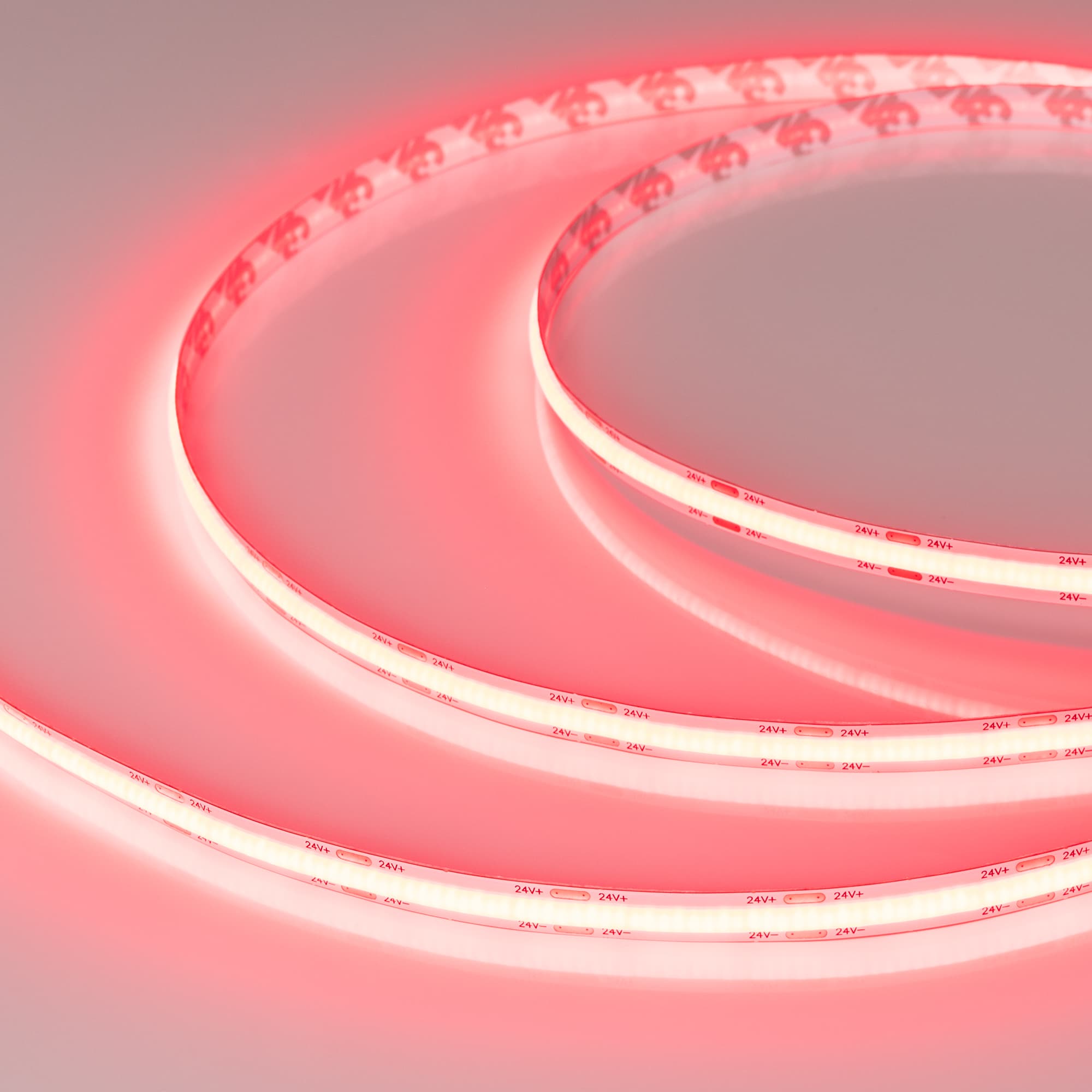Светодиодная лента COB-X544-8mm 24V Red (11.5 W/m, IP20, CSP, 5m) (Arlight, 11.5 Вт/м, IP20) 032176(2)