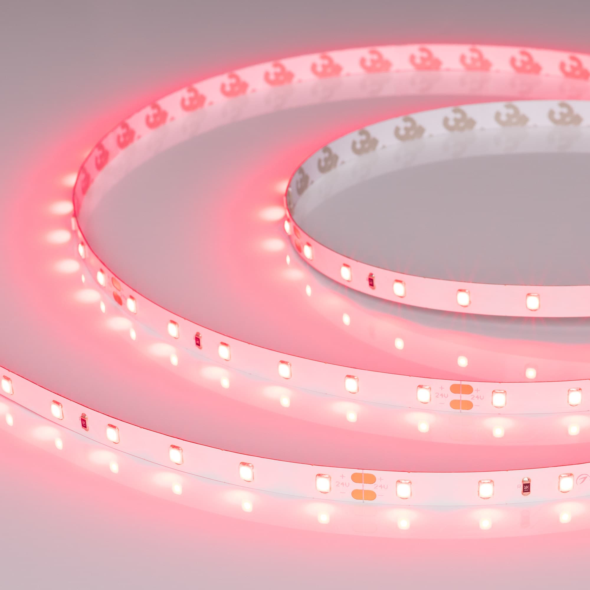 Светодиодная лента RT-A60-8mm 24V Ruby (4.8 W/m, IP20, 5m) (Arlight, -) 055374