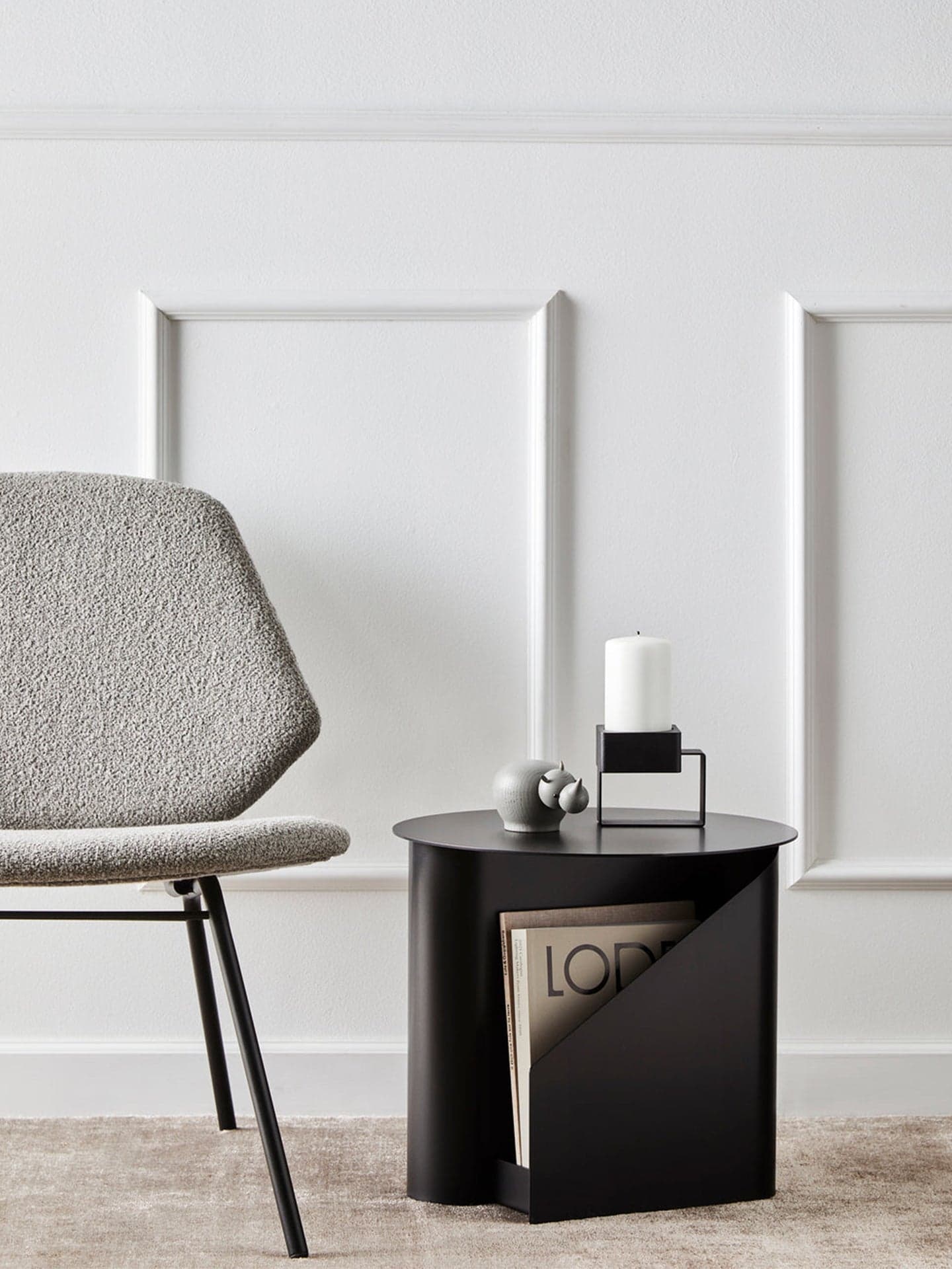 WOUD Sentrum side table - Black — фото 3