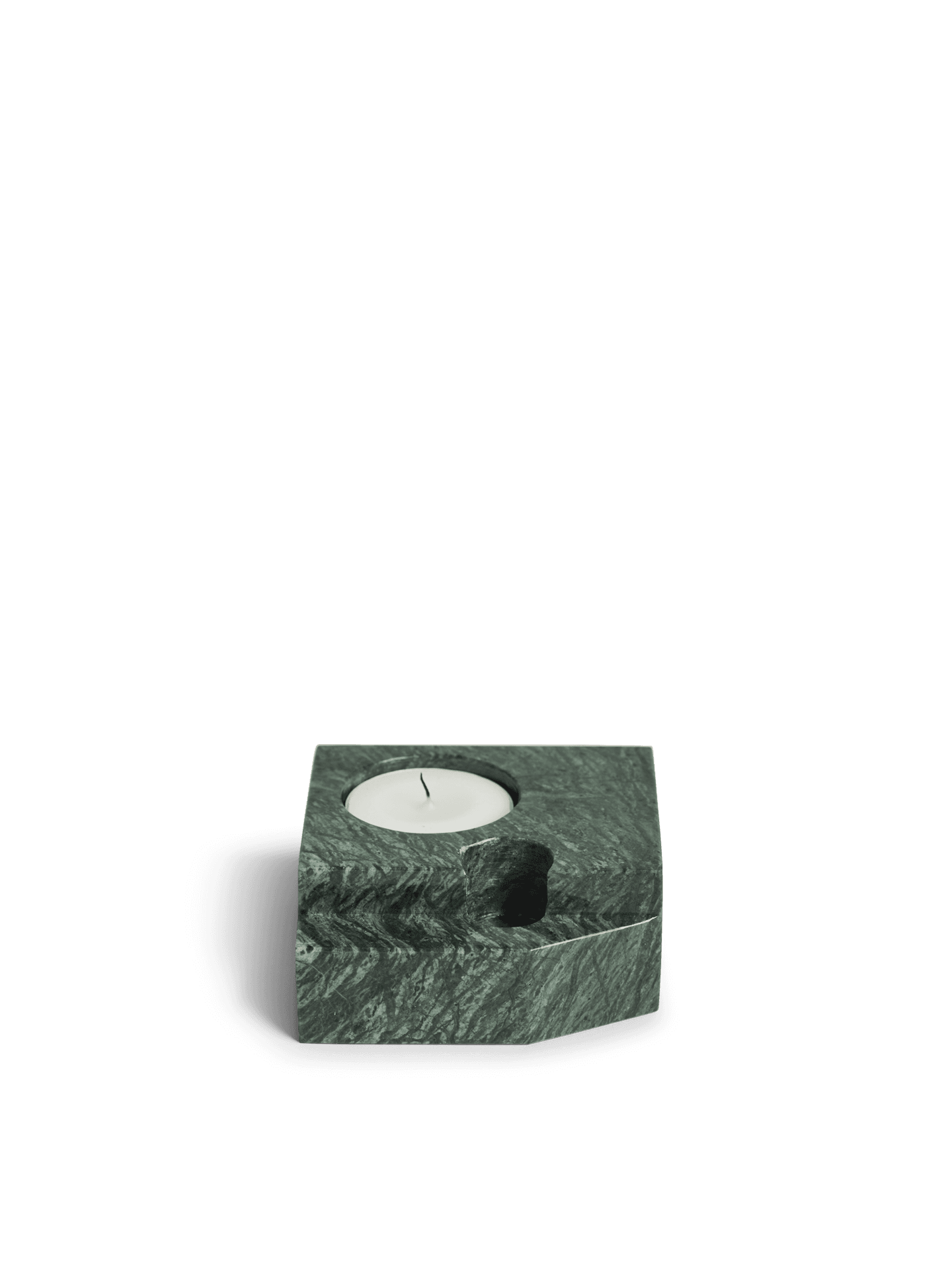 WOUD Jeu de dés 3 candle holder - Green