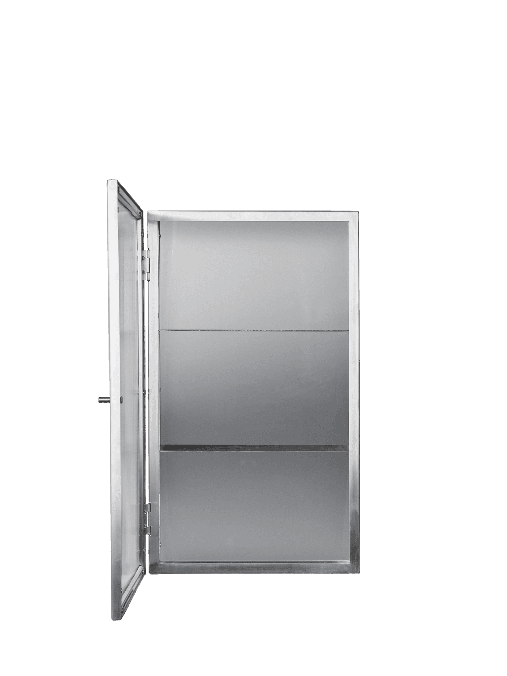 Ferm Living Haze Wall Cabinet - Reeded Glass - Brushed Stainless Steel — фото 10
