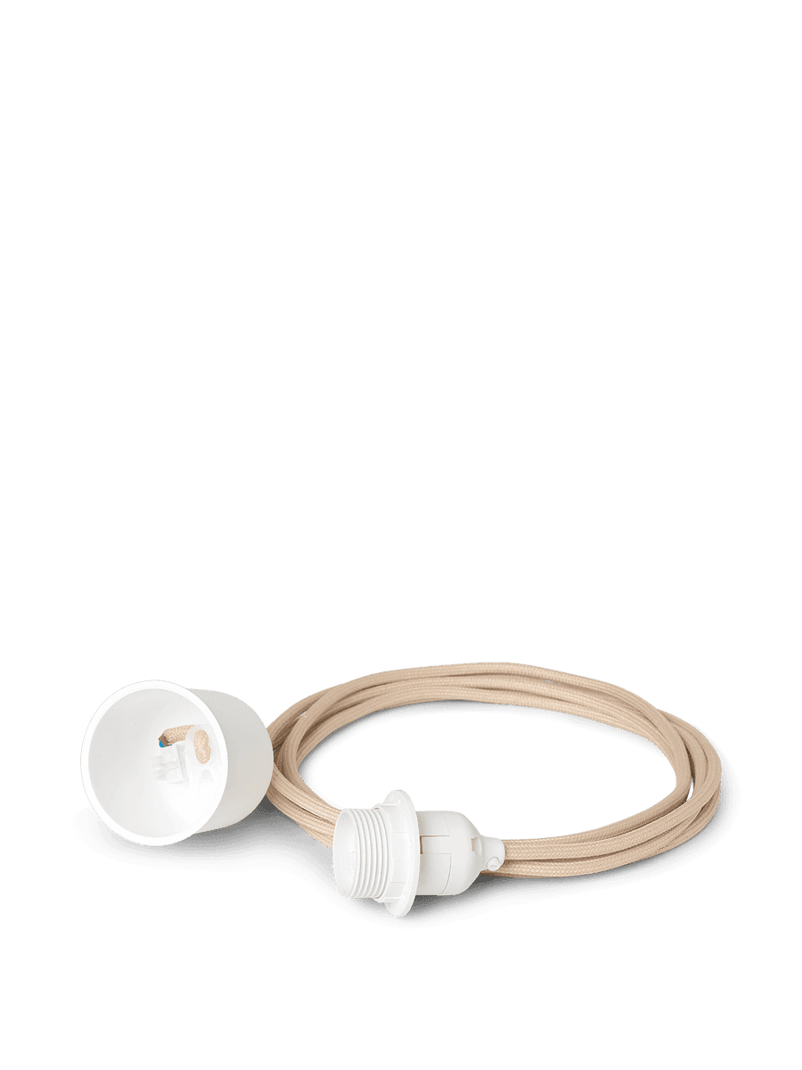 Ferm Living Fabric Cord Set 4m - Pendant - Sand