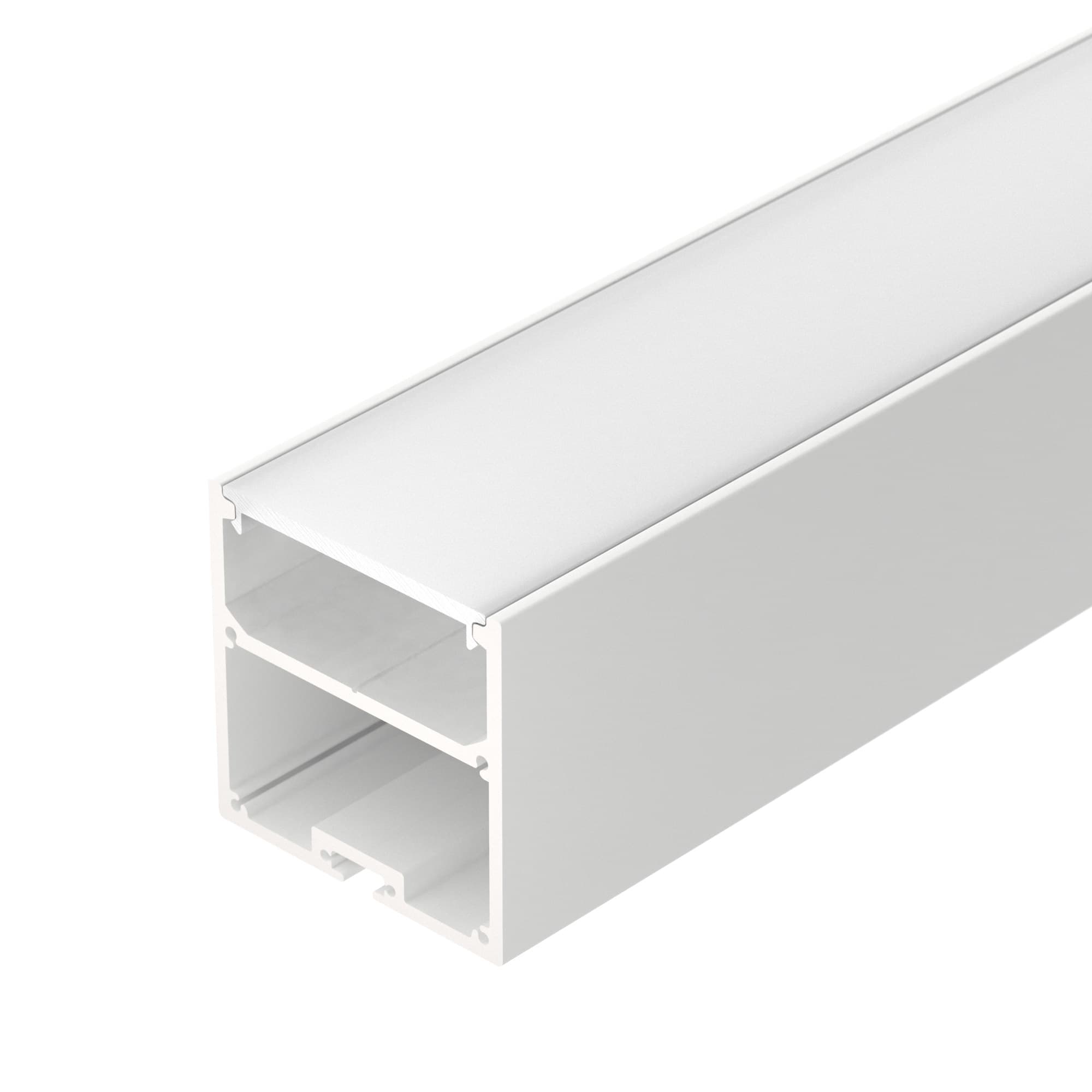 Профиль с экраном SL-LINE-5050-2500 WHITE+OPAL (Arlight, Алюминий) 021467