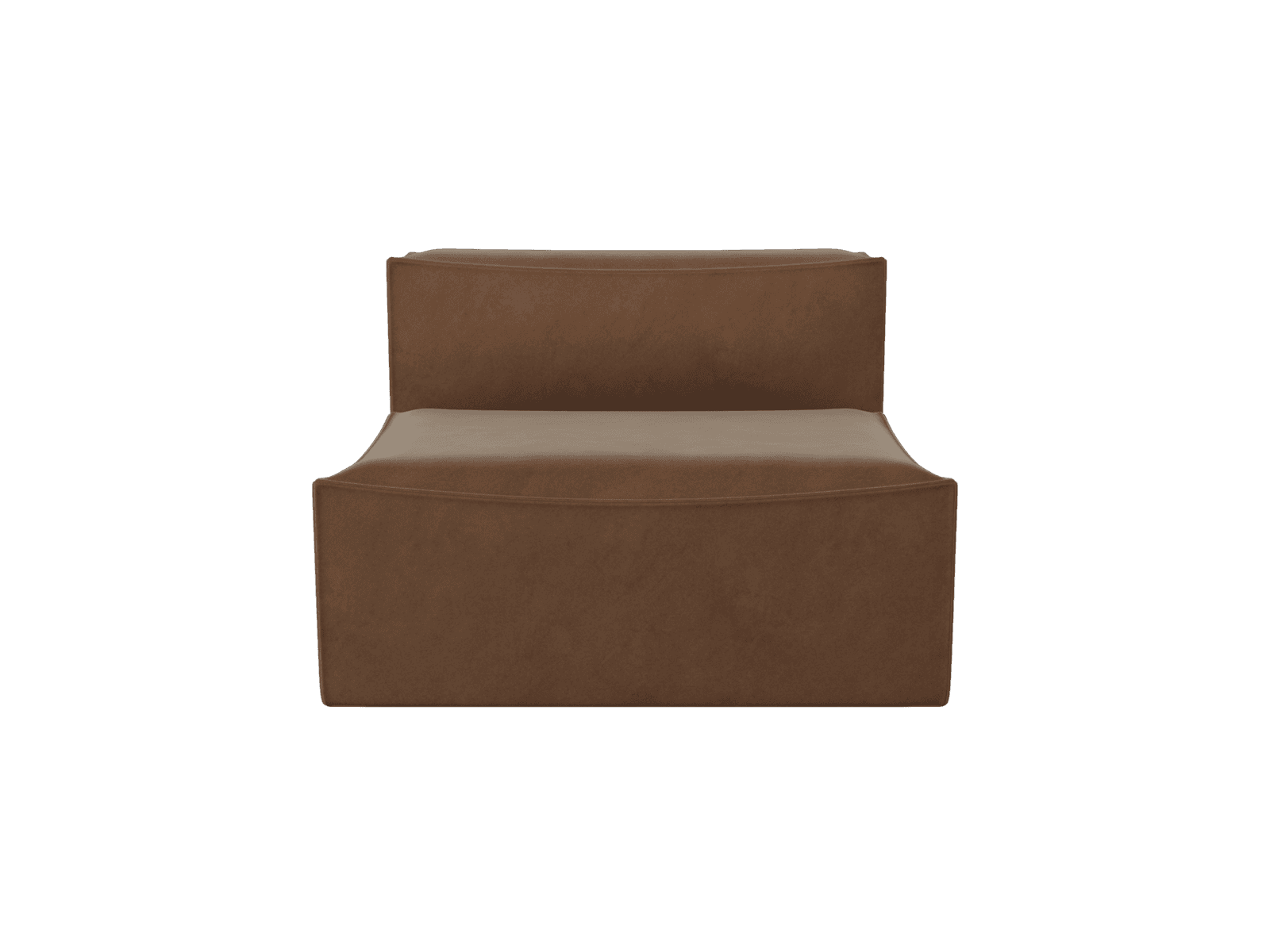 Ferm Living Catena Sofa Center L100 - Rich Velvet - Soft Brown