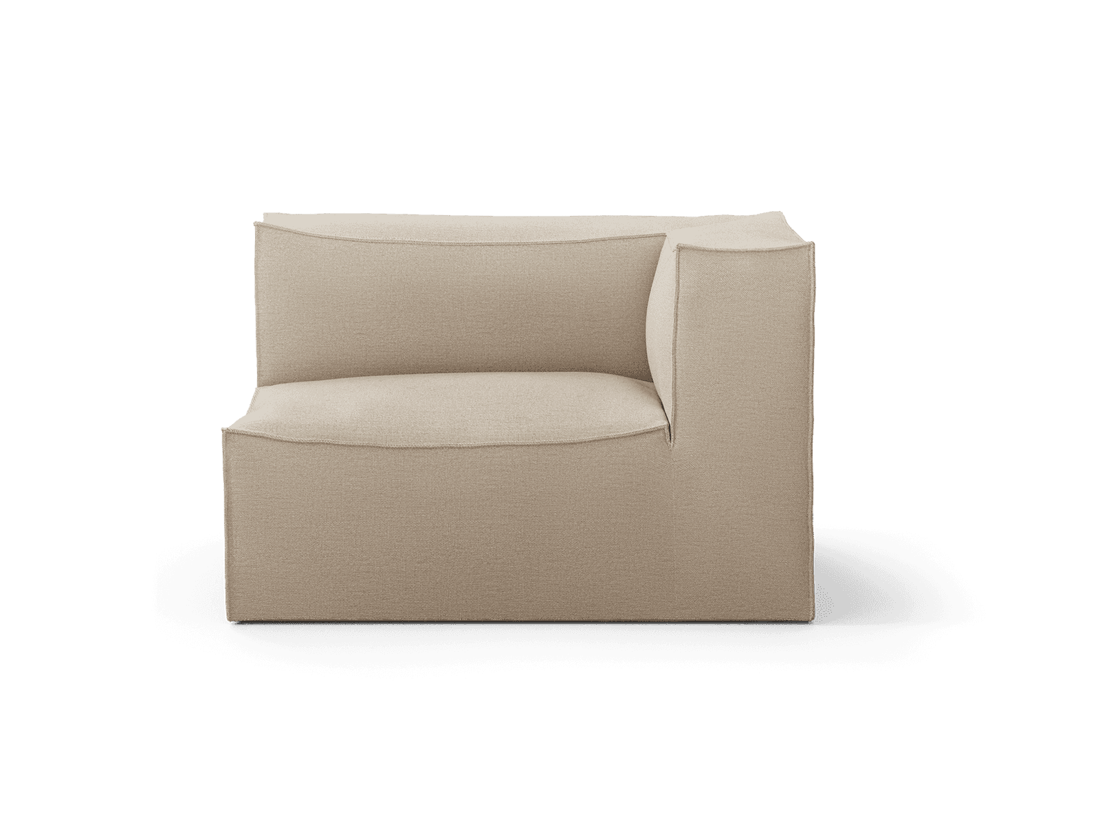 Ferm Living Catena Sofa Armrest Right S401 - Rich Linen - Natural