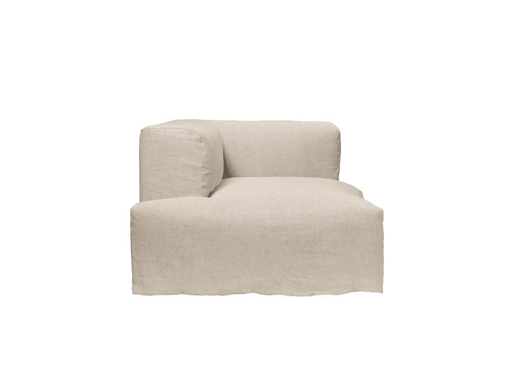 Ferm Living Catena Sofa Chaise Longue Left S600 - Loose Drape - Natural — фото 2