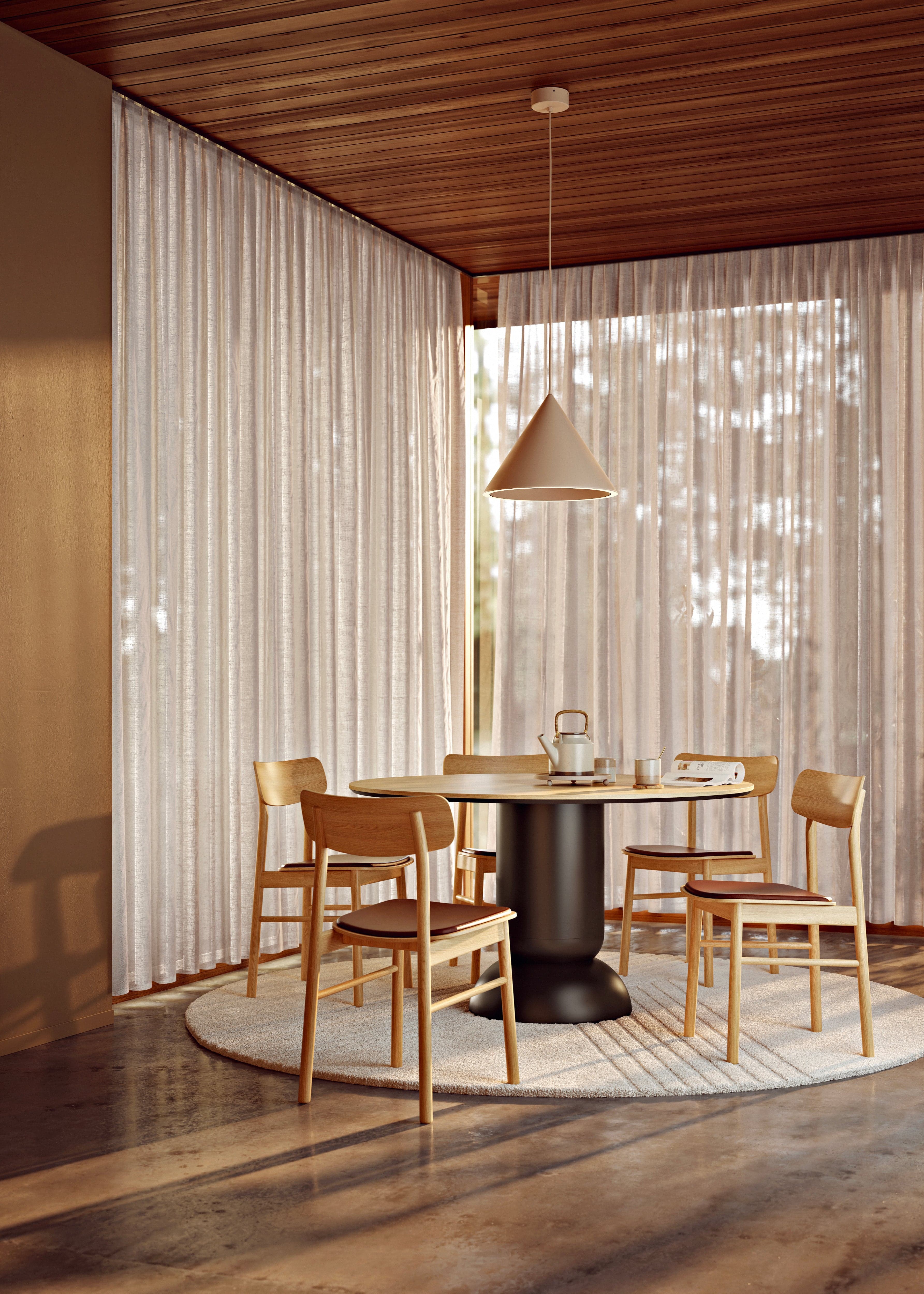 WOUD Ludo dining table (130 cm) - Oak — фото 3