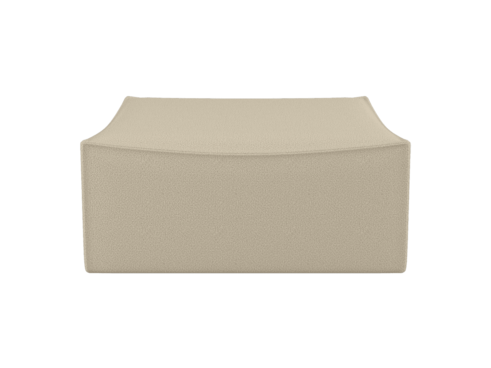 Ferm Living Catena Pouf Square S500 - Grain - Cashmere