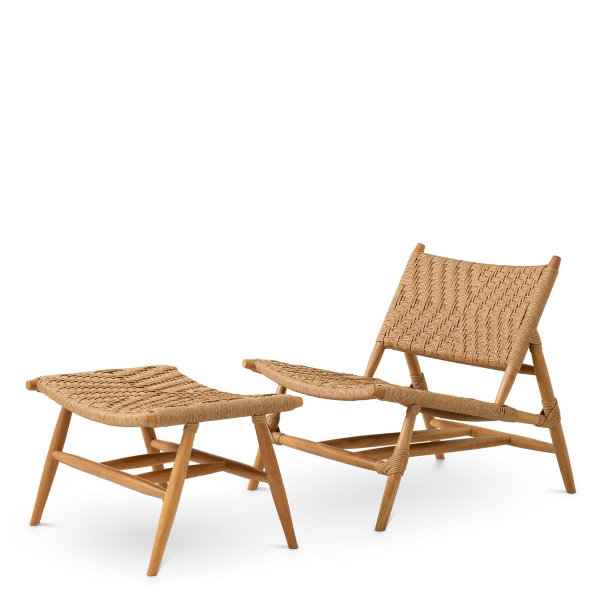 Eichholtz Outdoor Chair and Foot Stool Laroc — фото 4