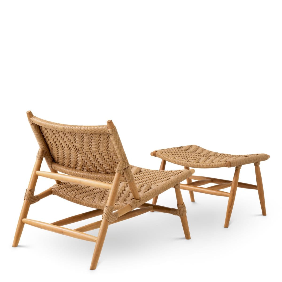 Eichholtz Outdoor Chair and Foot Stool Laroc — фото 5