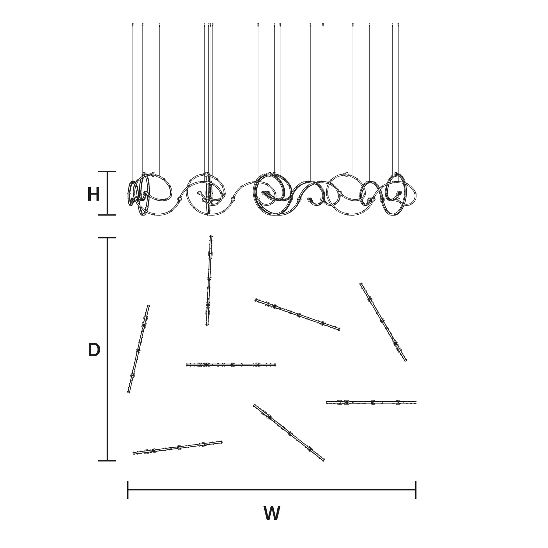 Masiero RAQAM N6 BASIC BATCH A MODULO 1X8 ROW 1 — фото 2