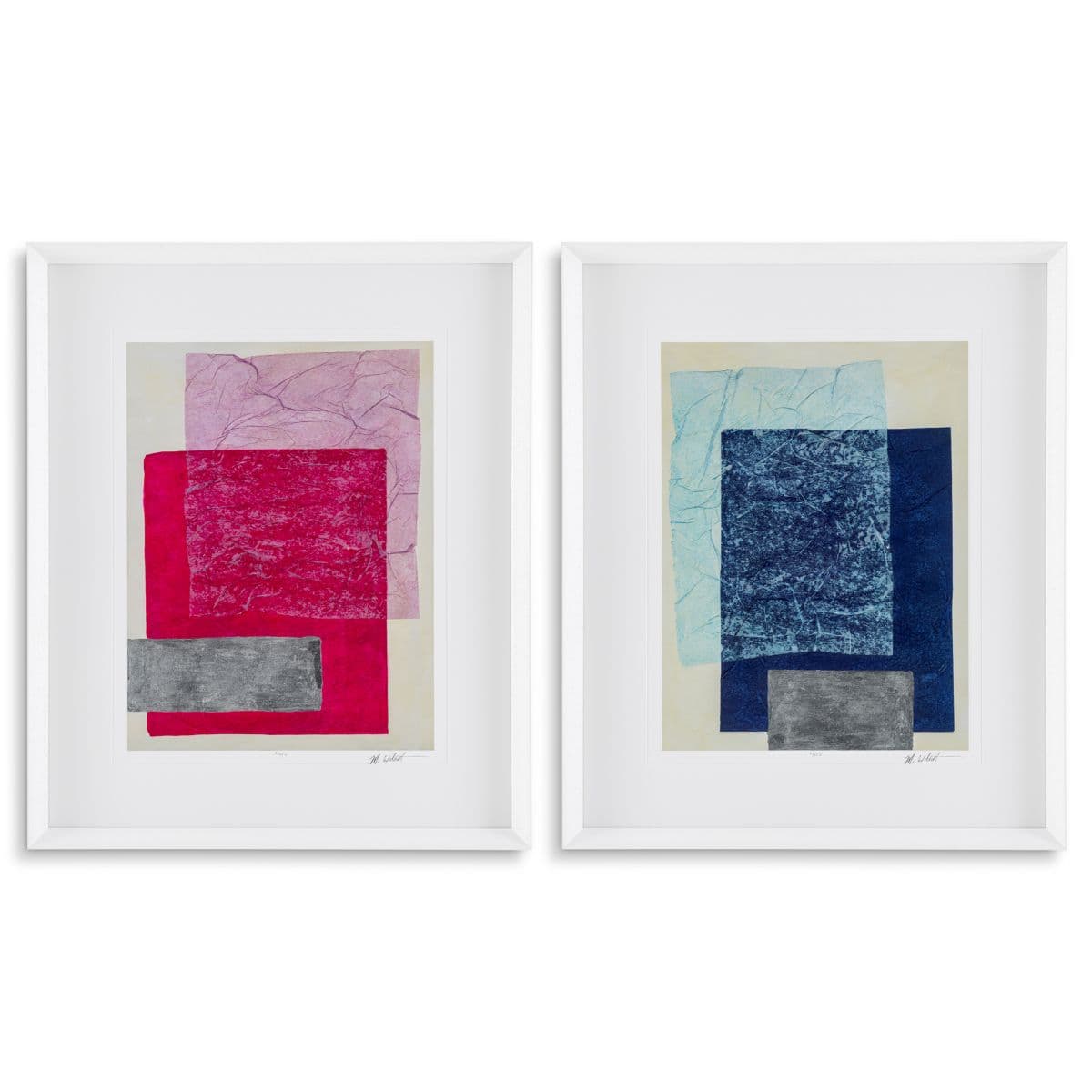 Eichholtz Prints Paper Colorfields by Michael Willett set of