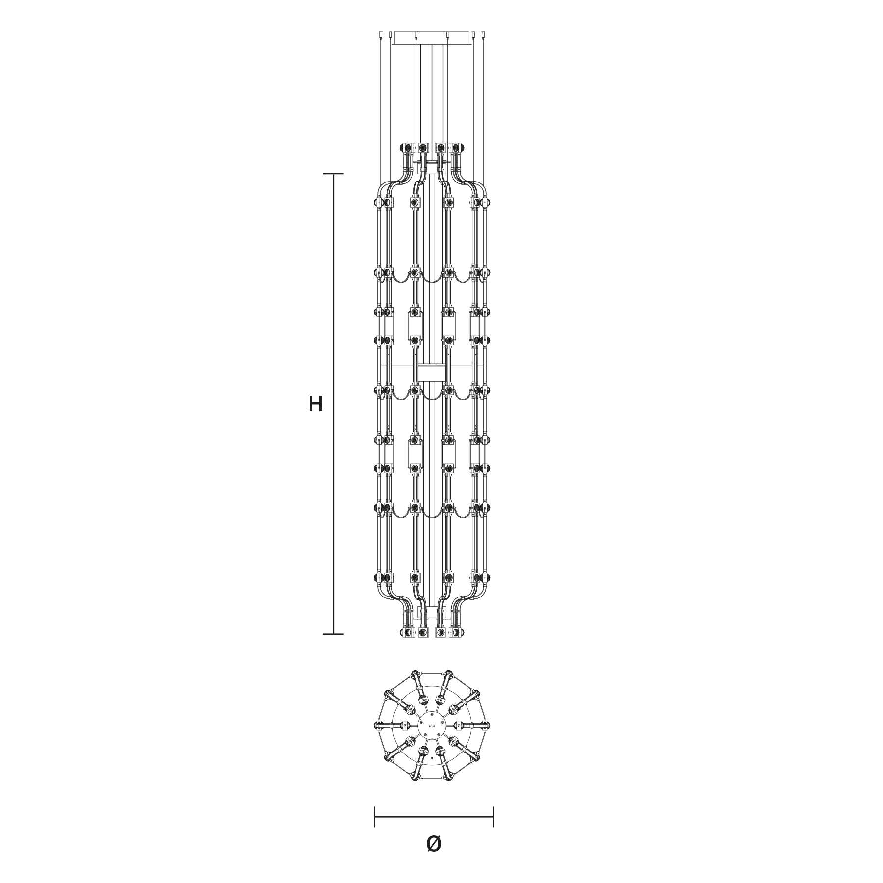 Masiero RAQAM M7 BASIC BATCH A 6X20 MODULO 7X10 ROW 1 — фото 2