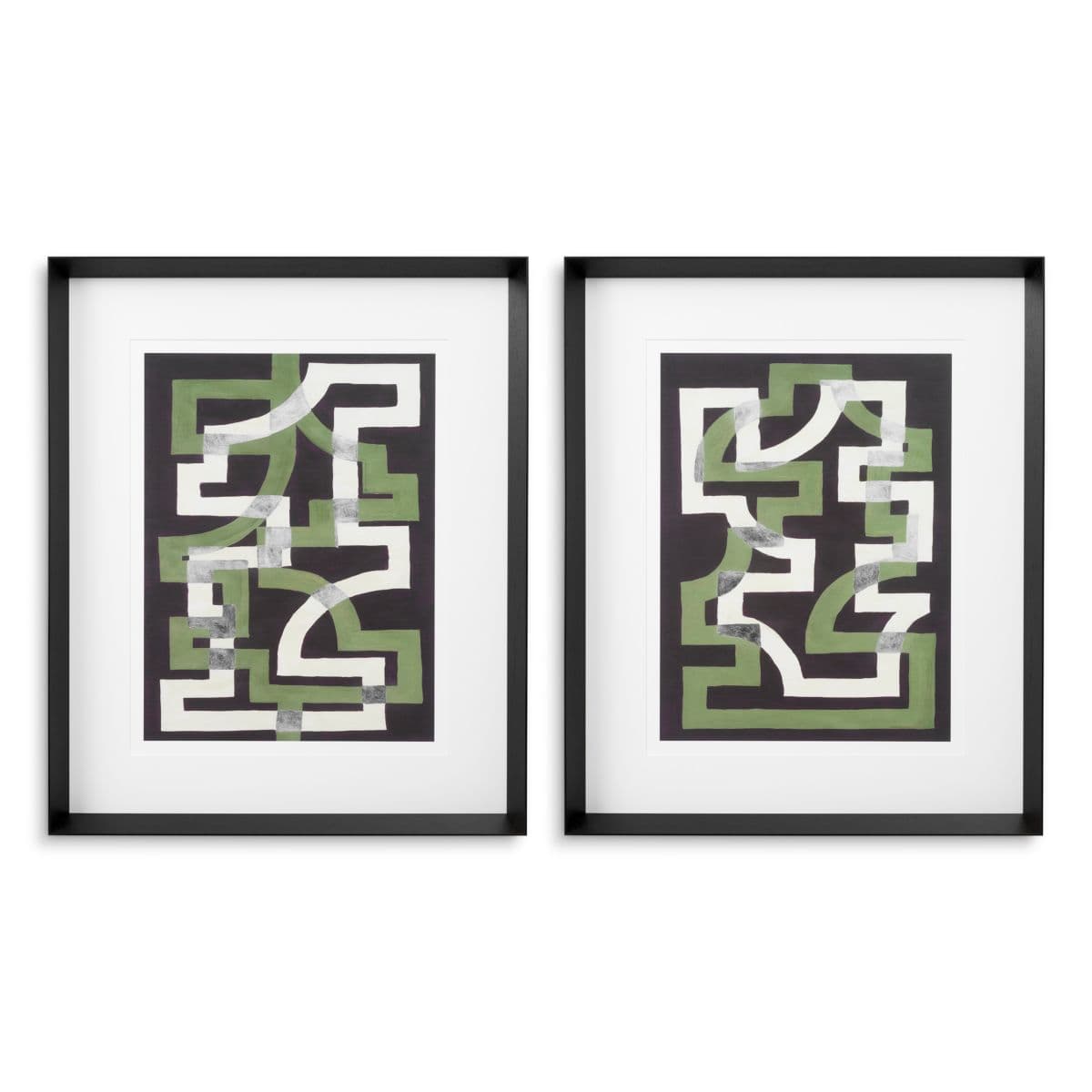 Eichholtz Print Window Trellis by Michael Willett set of 2