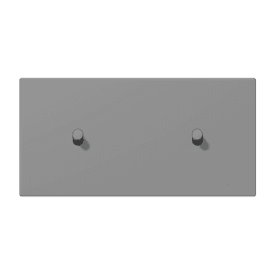 Накладка с 2 х 1 тумблерами, горизонт., Jung LC12-200R0203 JUNG