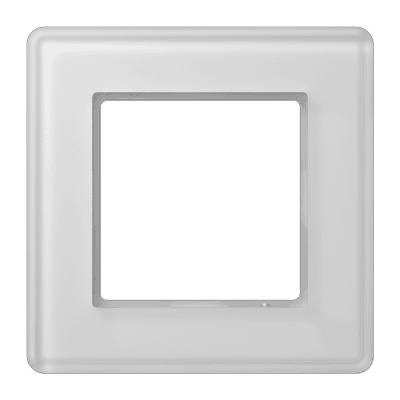 A VIVA Рамка 1-ная, стекло белый, Jung AV581GLMWW JUNG