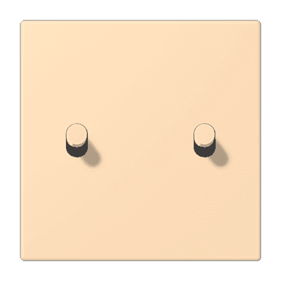 Накладка 2 тумблерами, Jung LC12-5R0223 JUNG