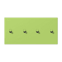 Накладка с 2 х 2 тумблерами, горизонт., Jung LC12-250R0221