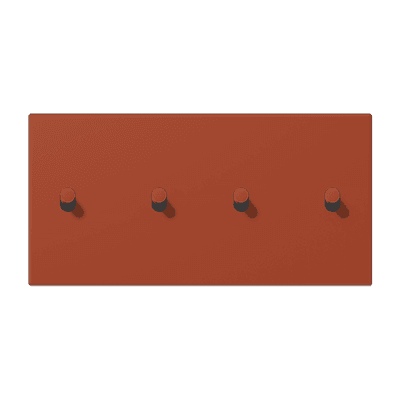 Накладка с 2 х 2 тумблерами, горизонт., Jung LC12-250R0232 JUNG