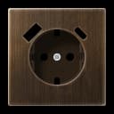 Jung Центральная накладка для SCHUKO USB CA, ME1520-15CAPLAT ME1520-15CAPLAT