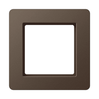 Рамка на 1 пост; термопласт; мокко; A FLOW, AF581BFMO Jung AF581BFMO JUNG