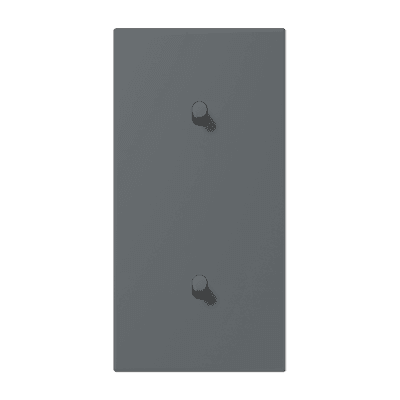 Накладка с 2 х 1 тумблерами, вертик., Jung LC12-20R0202 JUNG