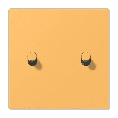 Накладка 2 тумблерами, Jung LC12-5R0254 JUNG