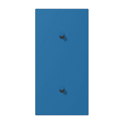 Накладка с 2 х 1 тумблерами, вертик., Jung LC12-20R0211 JUNG