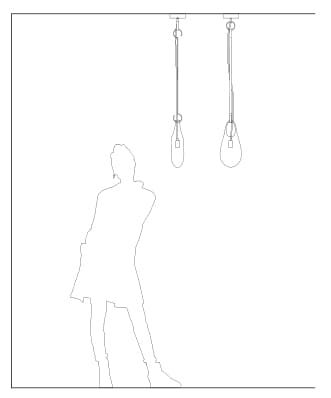 Подвесной светильник SkLO hold pendant SkLO