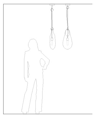 Подвесной светильник SkLO hold pendant SkLO