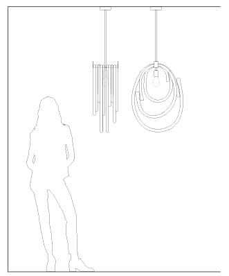 Подвесной светильник SkLO lasso double pendant SkLO