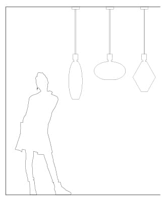 Подвесной светильник SkLO reflect pendant SHAPE 1 SkLO