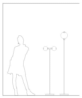 Напольный светильник SkLO stem floor SkLO