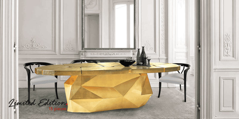 Обеденный стол Bat eye Stone dinner table