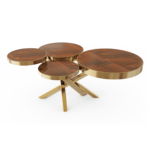 Журнальный столик Bat eye Wheel center table