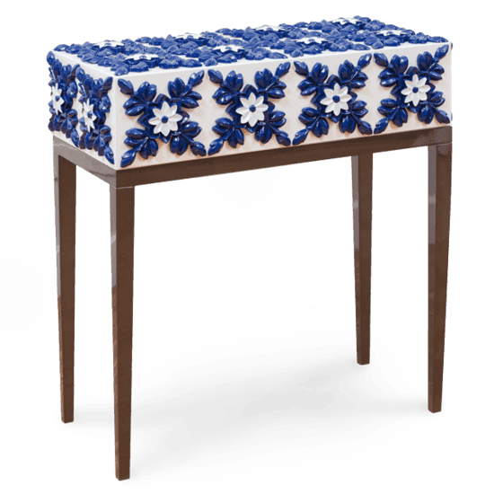 Прикроватный столик Bat eye Blue side table