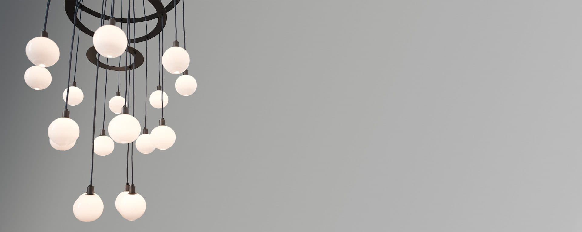 Подвесной светильник SkLO drape circle 18 chandelier — фото 6