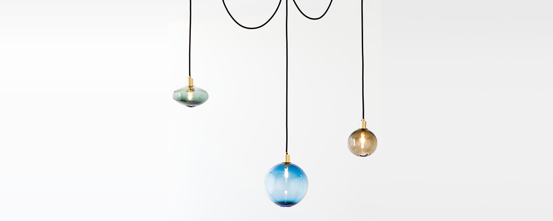 Подвесной светильник SkLO drape composition 2 pendant SkLO