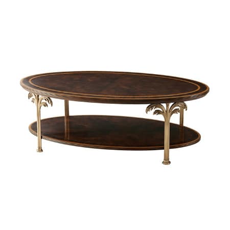Журнальный столик Theodore Alexander Palm Room Oval Cocktail Table