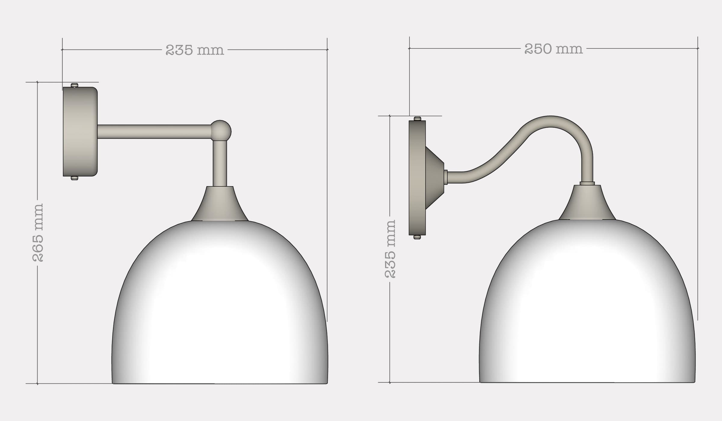 Настенный светильник Rothschild & Bickers Pick-n-Mix Wall Light Bowl Rothschild & Bickers