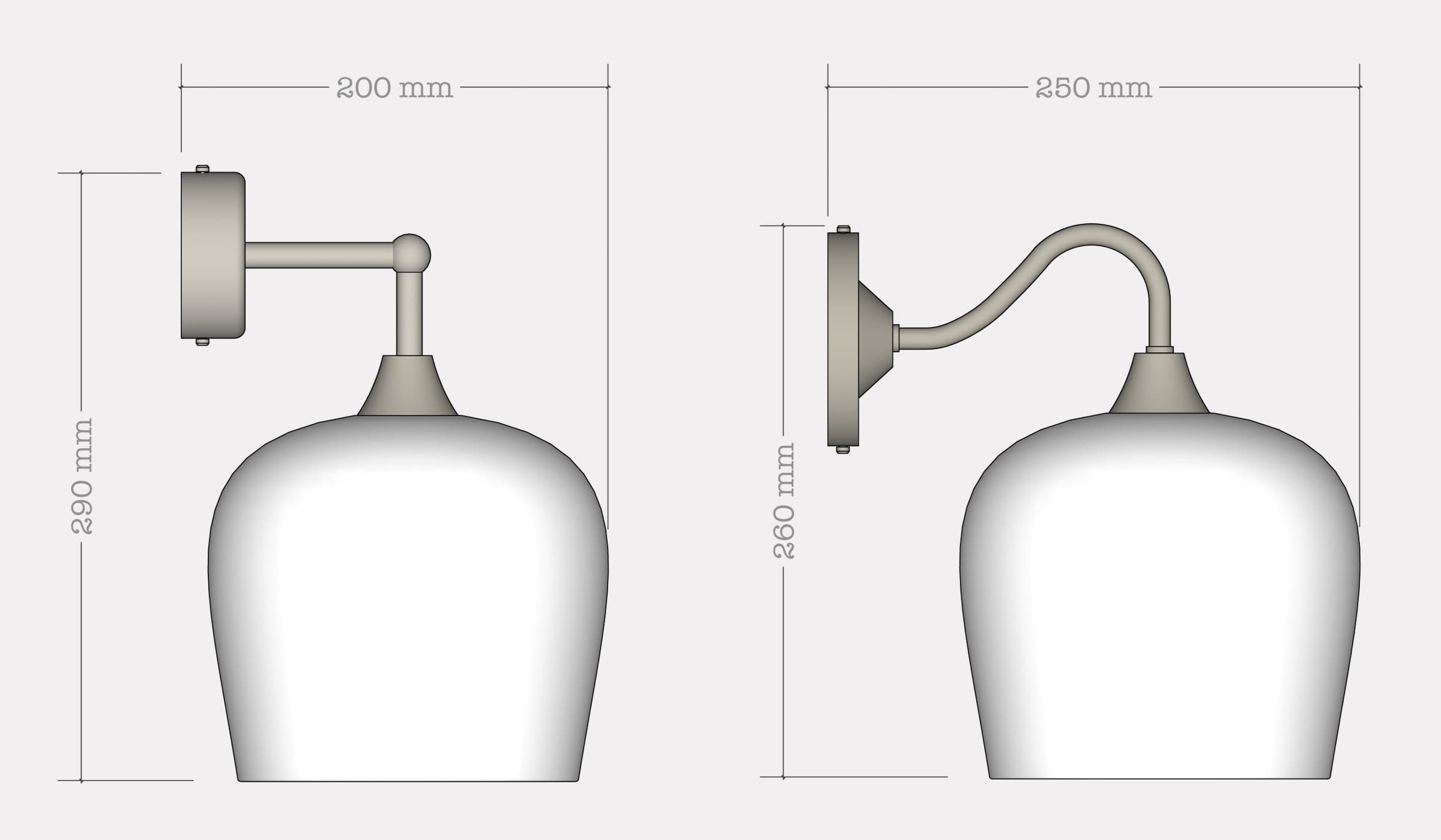 Настенный светильник Rothschild & Bickers Spindle Shade Wall Light Rothschild & Bickers