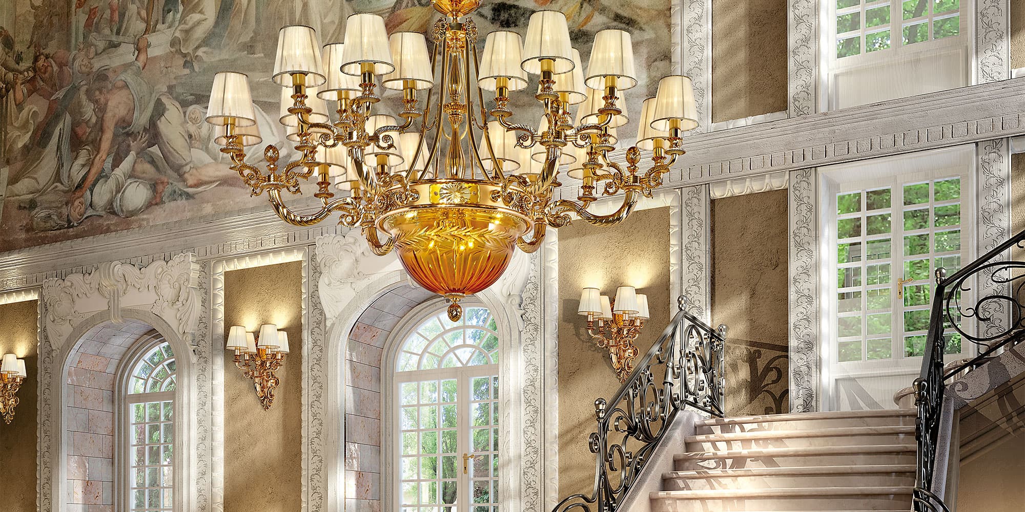 Люстра Possoni AMBER 431/3+5 Possoni