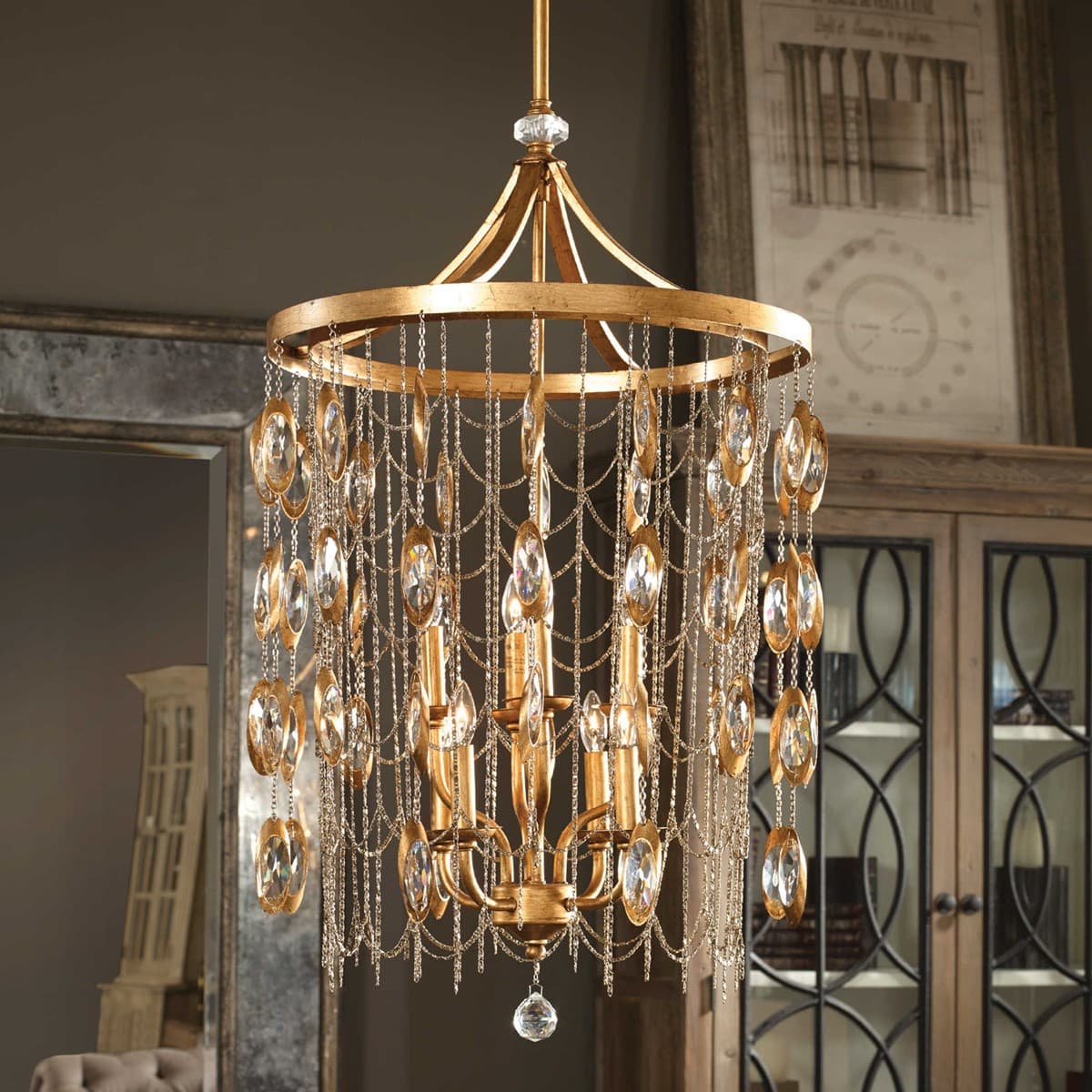 Люстра UTTERMOST Rideau, 8 Lt Chandelier UTTERMOST