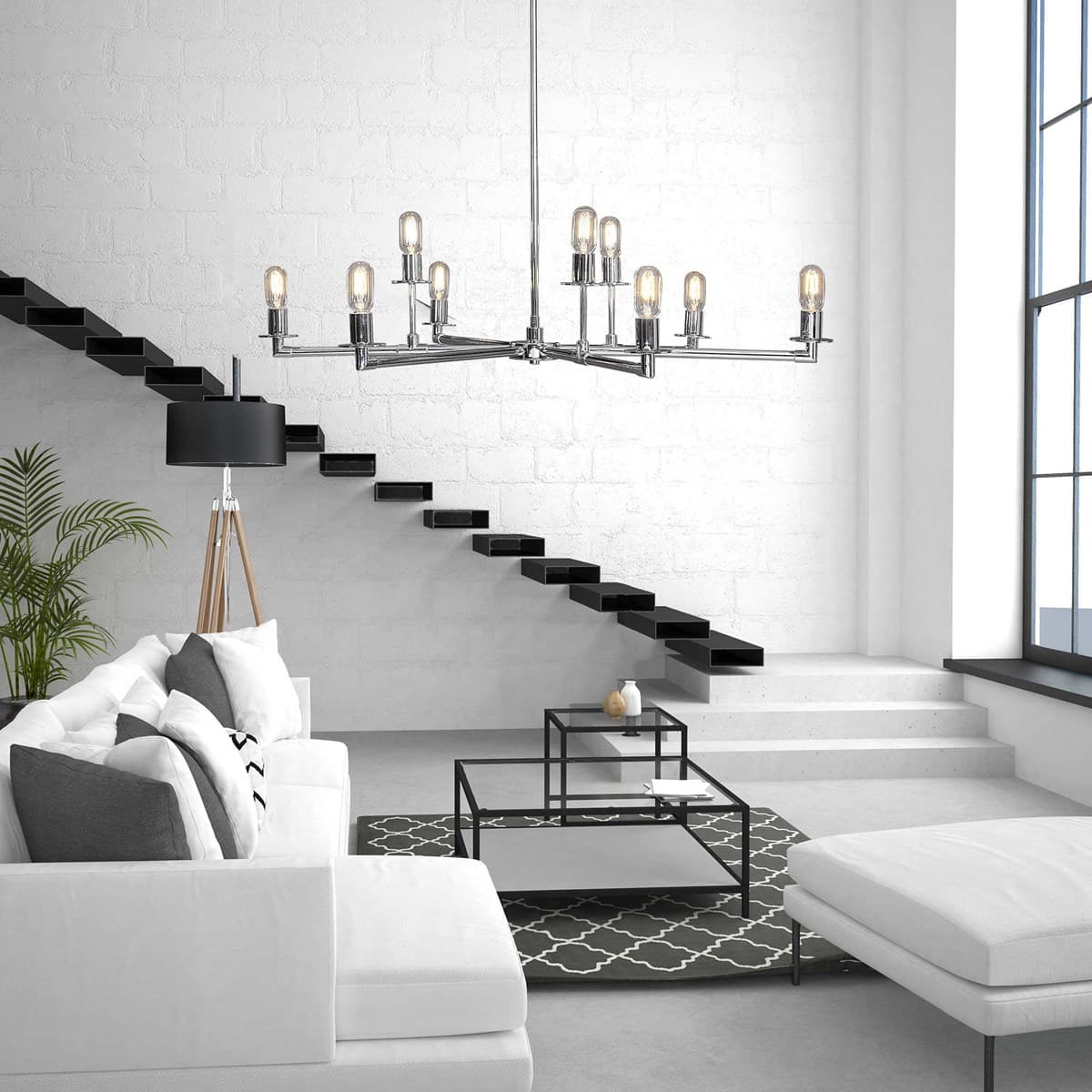 Люстра UTTERMOST Brooklyn, 9 Lt Chandelier UTTERMOST