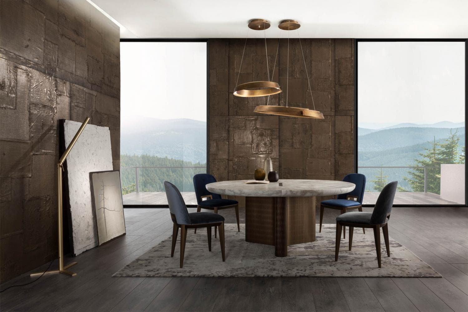 Обеденный стол Laurameroni Infinity Round table