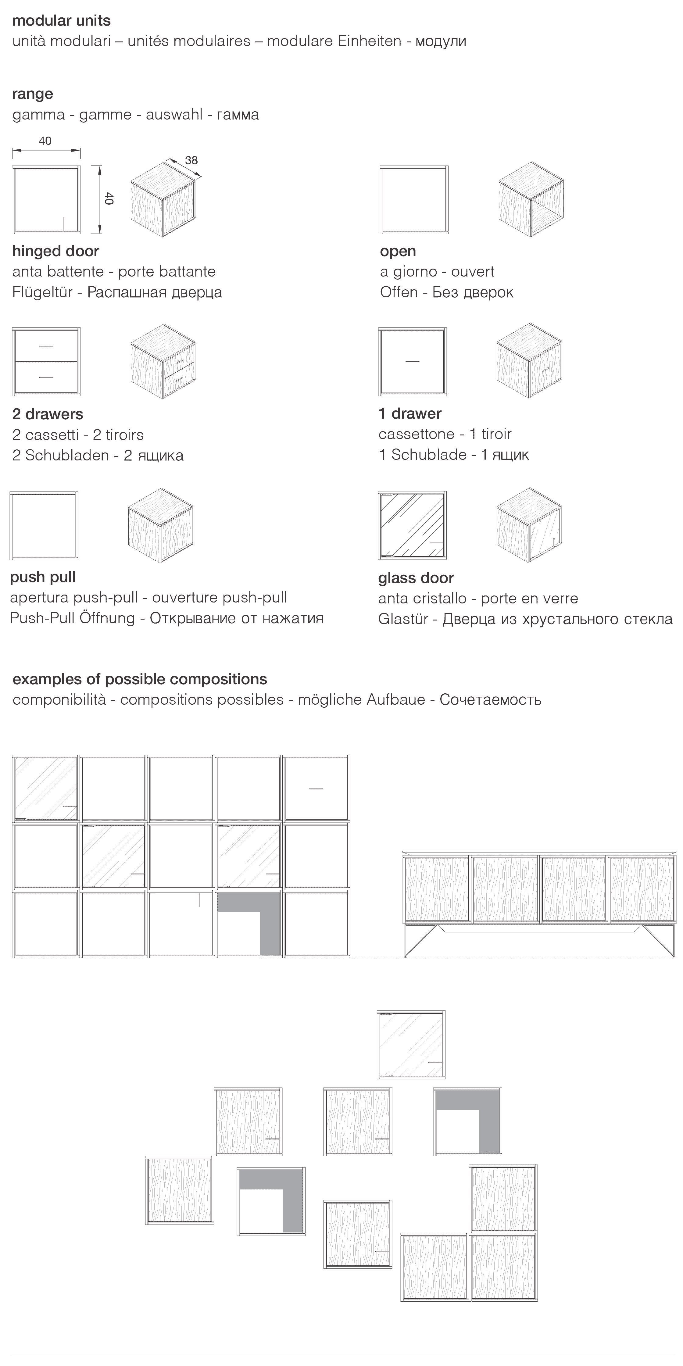 Модульная система Laurameroni 40/40